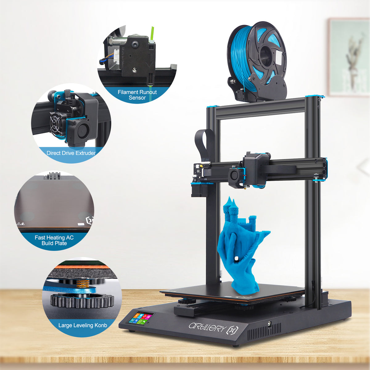 Artillery 3D Printer Sidewinder X1 AND Genius XYZ Limit